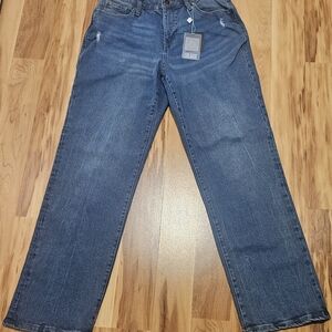 NWT Lularoe 90s Relaxed Jean Size 28 Medium Wash Straight Leg